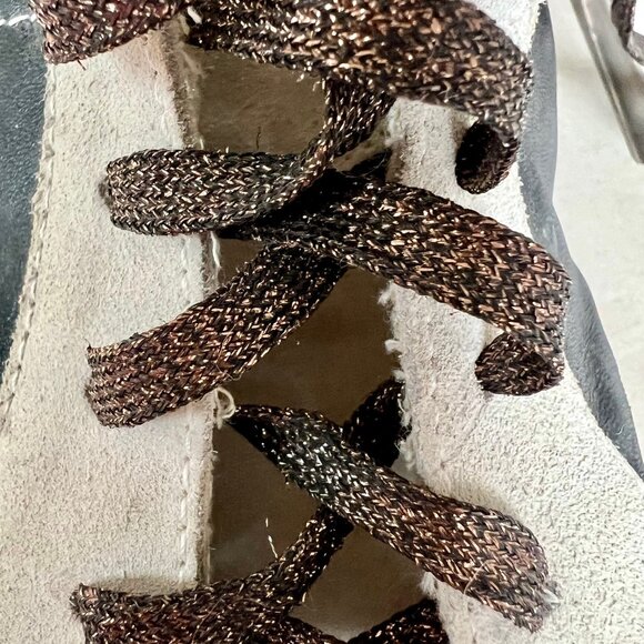 Size 42 GOLDEN GOOSE Francy Classic Slide High Top Sneakers - Picture 10 of 11